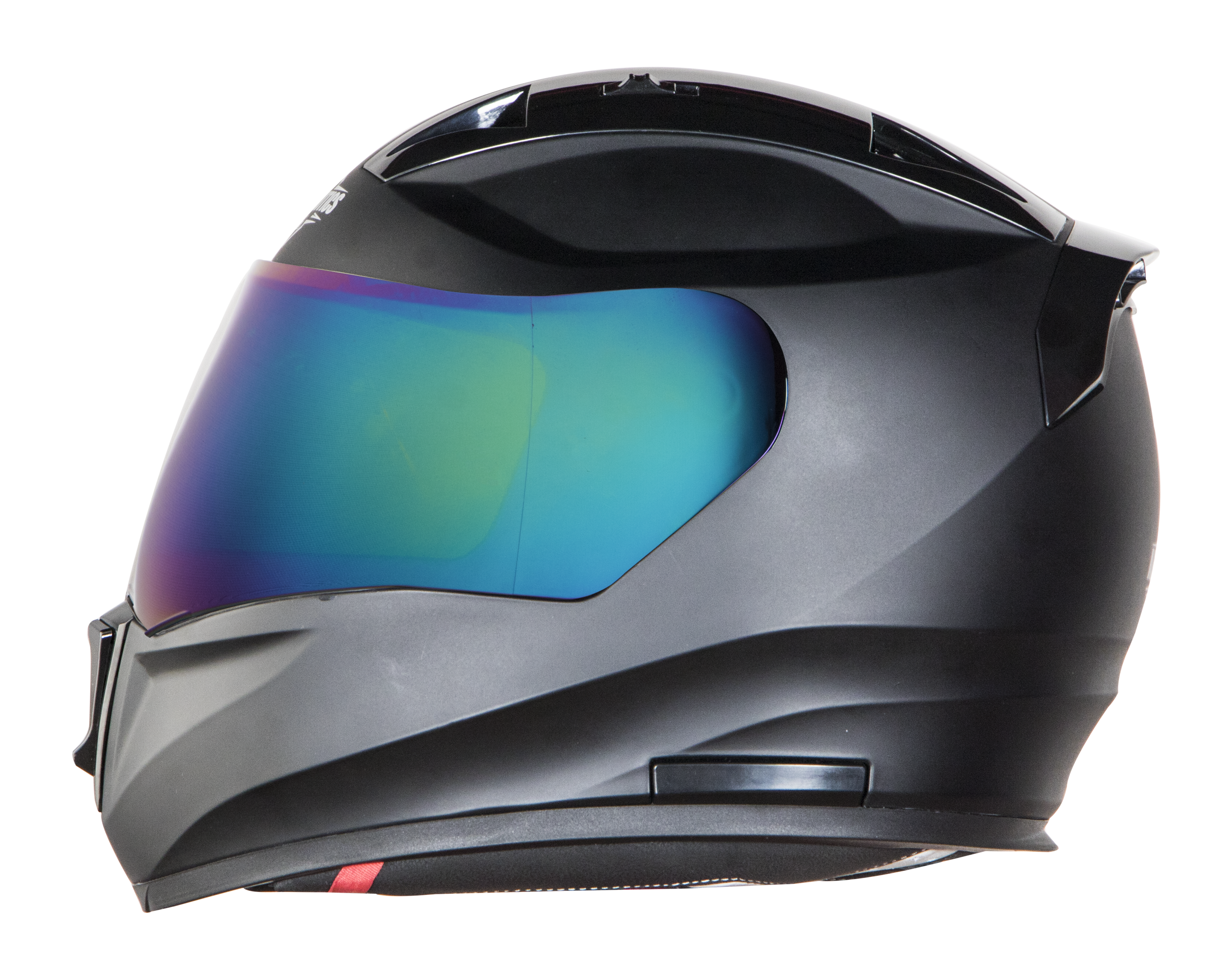 SA-1 Aeronautics Mat Axis Grey  ( Fitted With Clear Visor Extra Rainbow Chrome Visor Free)